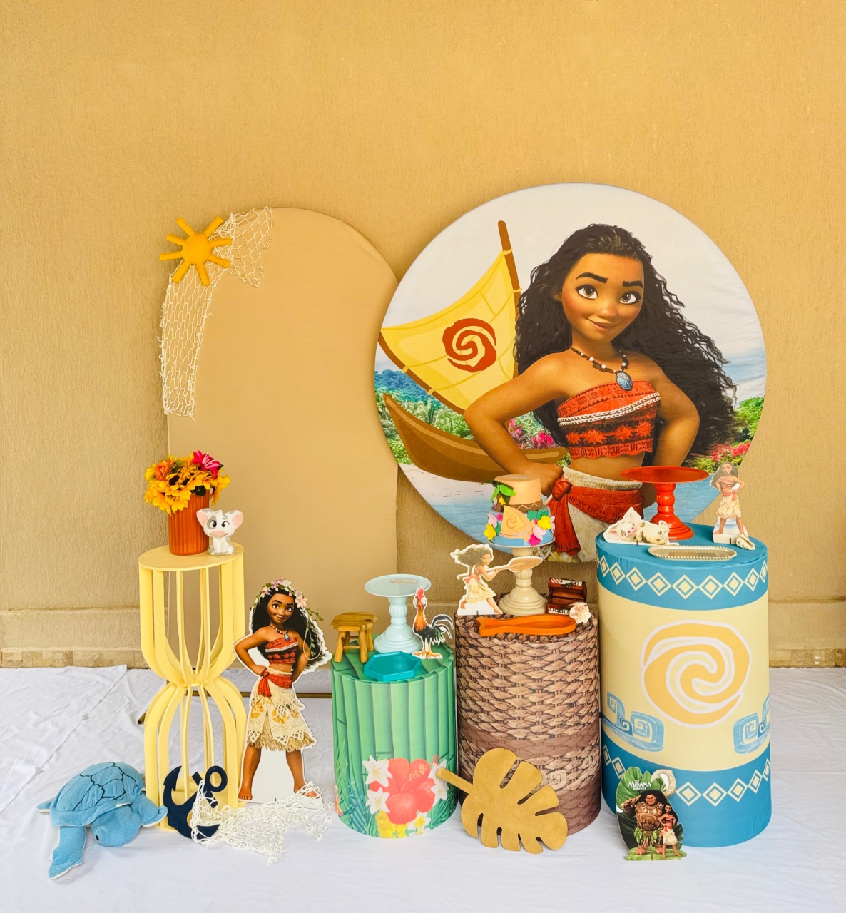 Alugue Tema Para Festa Decoração Moana (Modelo 2) - Abra Cadabra Pegue e Monte