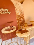 Alugue Tema de Festa Decoração  Rose Com Dourado  - imagem 2