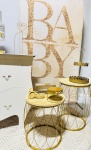 Alugue Tema Para Festa Chá de Bebê Branco Com Dourado  - imagem 2