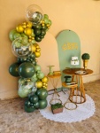 Alugue Tema Para Decoração Verde Bege  - imagem 2
