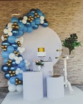 Alugue Tema Para Festa Decoração Azul E Branco - imagem 1