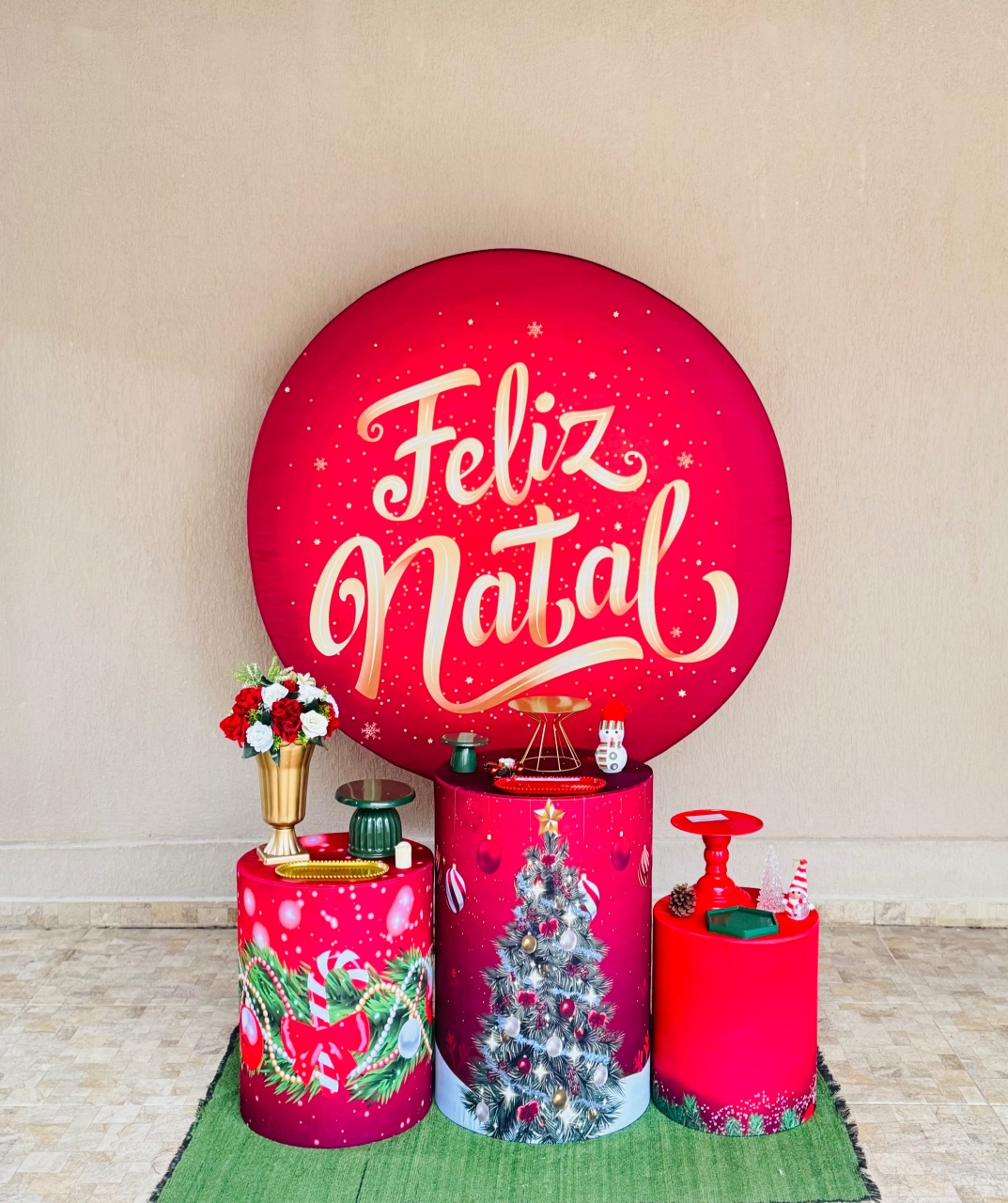 Alugue Tema Para Festa Decoração Natal(Modelo 1) - Abra Cadabra Pegue e Monte