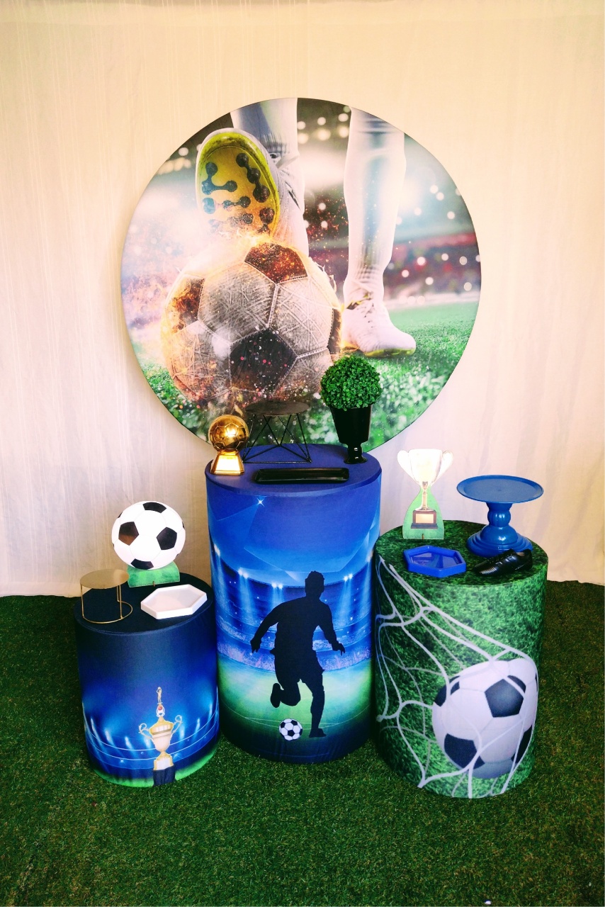 Alugue Tema Para Festa Futebol (Modelo 1) - Abra Cadabra Pegue e Monte