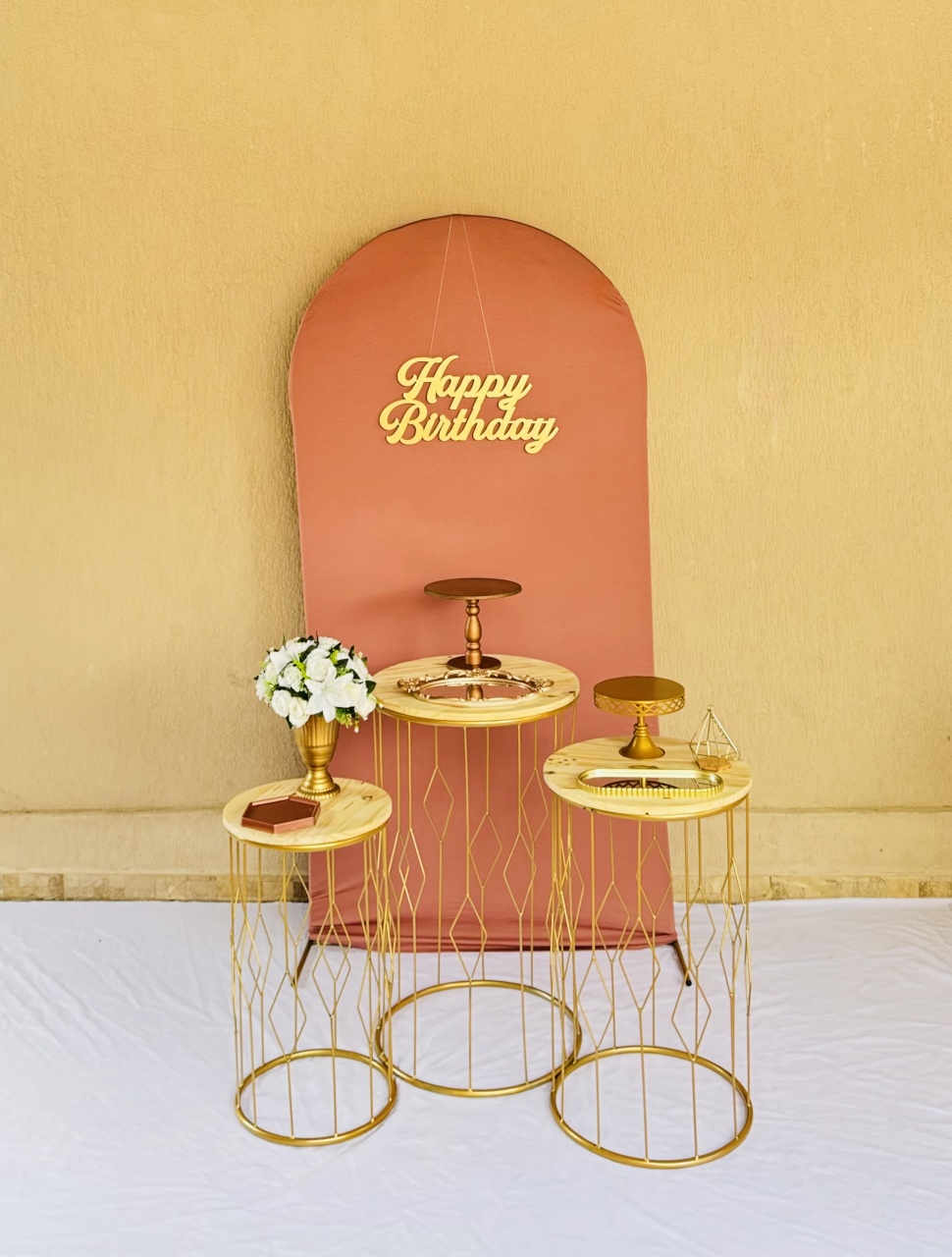 Alugue Decoração Para Festa Rose (Modelo1) - Abra Cadabra Pegue e Monte