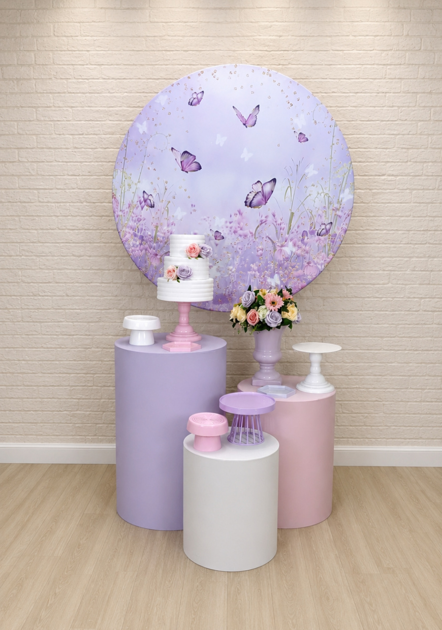 Alugue Decoração Borboleta Lilás ( Modelo 1) - HZM Decoração e Locação