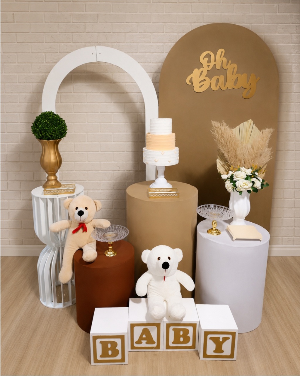 Alugue Decoração Chá Revelação (Modelo 2) - HZM Decoração e Locação