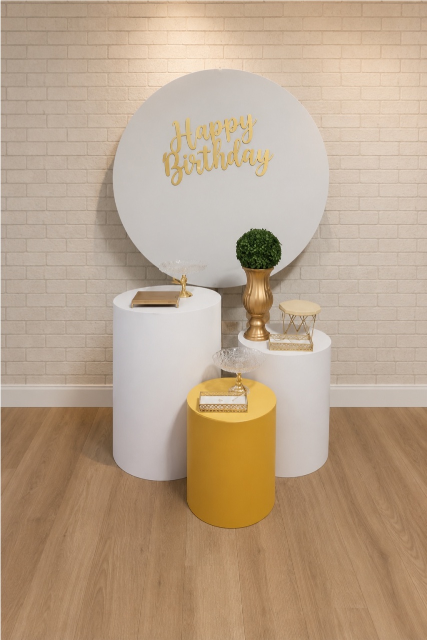 Alugue Decoração Happy ( Modelo 37) - HZM Decoração e Locação