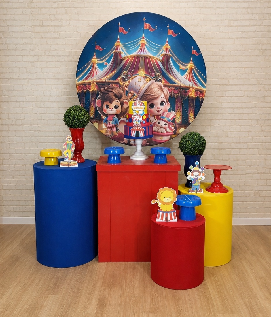 Alugue Decoração Circo ( Modelo 2) - HZM Decoração e Locação