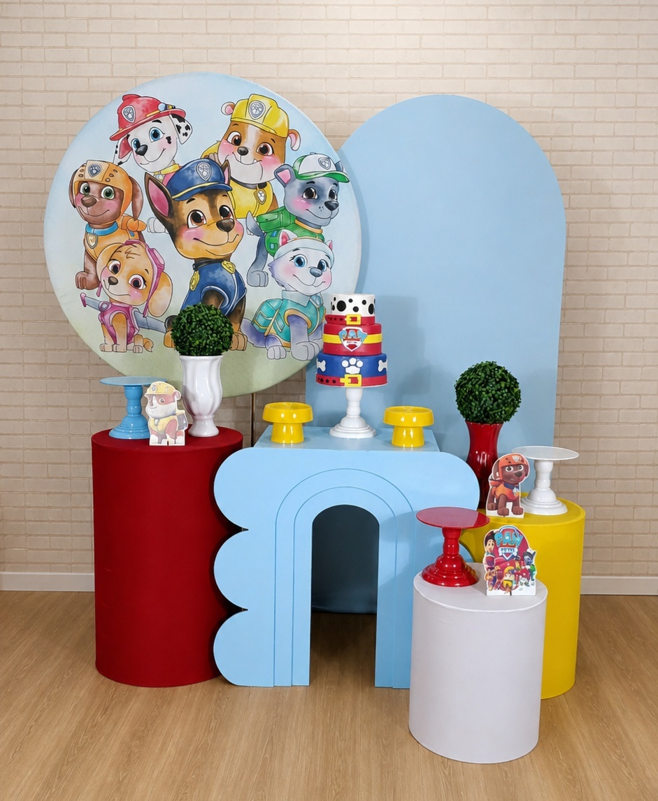 Alugue Decoração Patrulha Canina (Modelo 9) - HZM Decoração e Locação