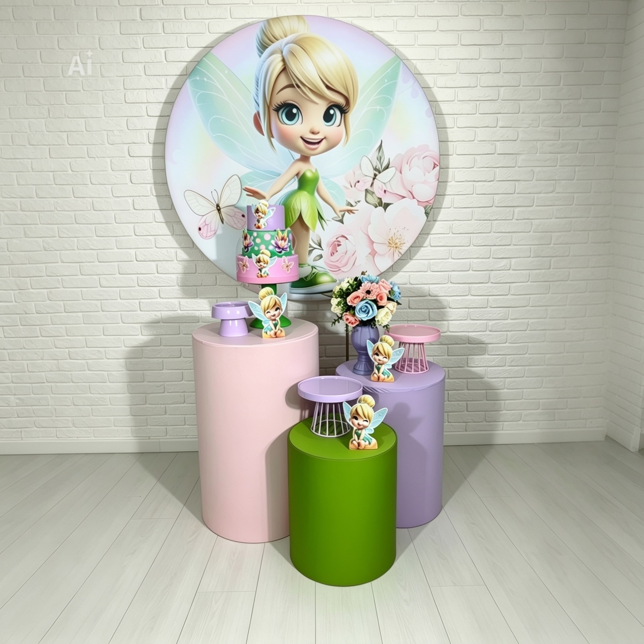 Alugue Decoração Tinker Bell - HZM Decoração e Locação