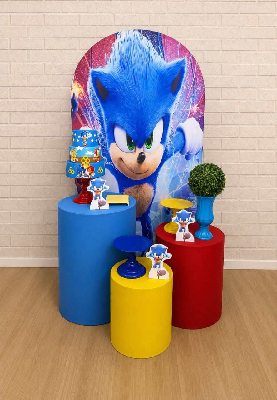 Alugue Decoração Sonic ( Modelo 3) - HZM Decoração e Locação