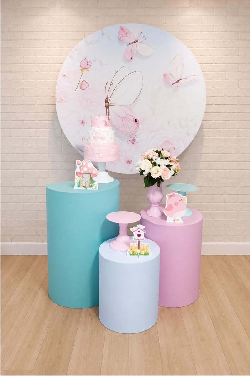 Alugue Decoração Borboleta Rosa (Modelo 1) - HZM Decoração e Locação