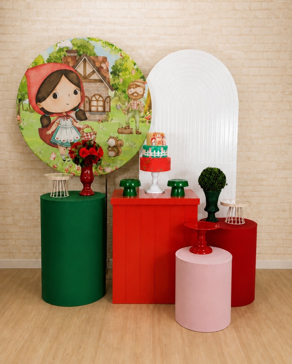 Alugue Decoração Chapeuzinho Vermelho (Modelo 5) - HZM Decoração e Locação