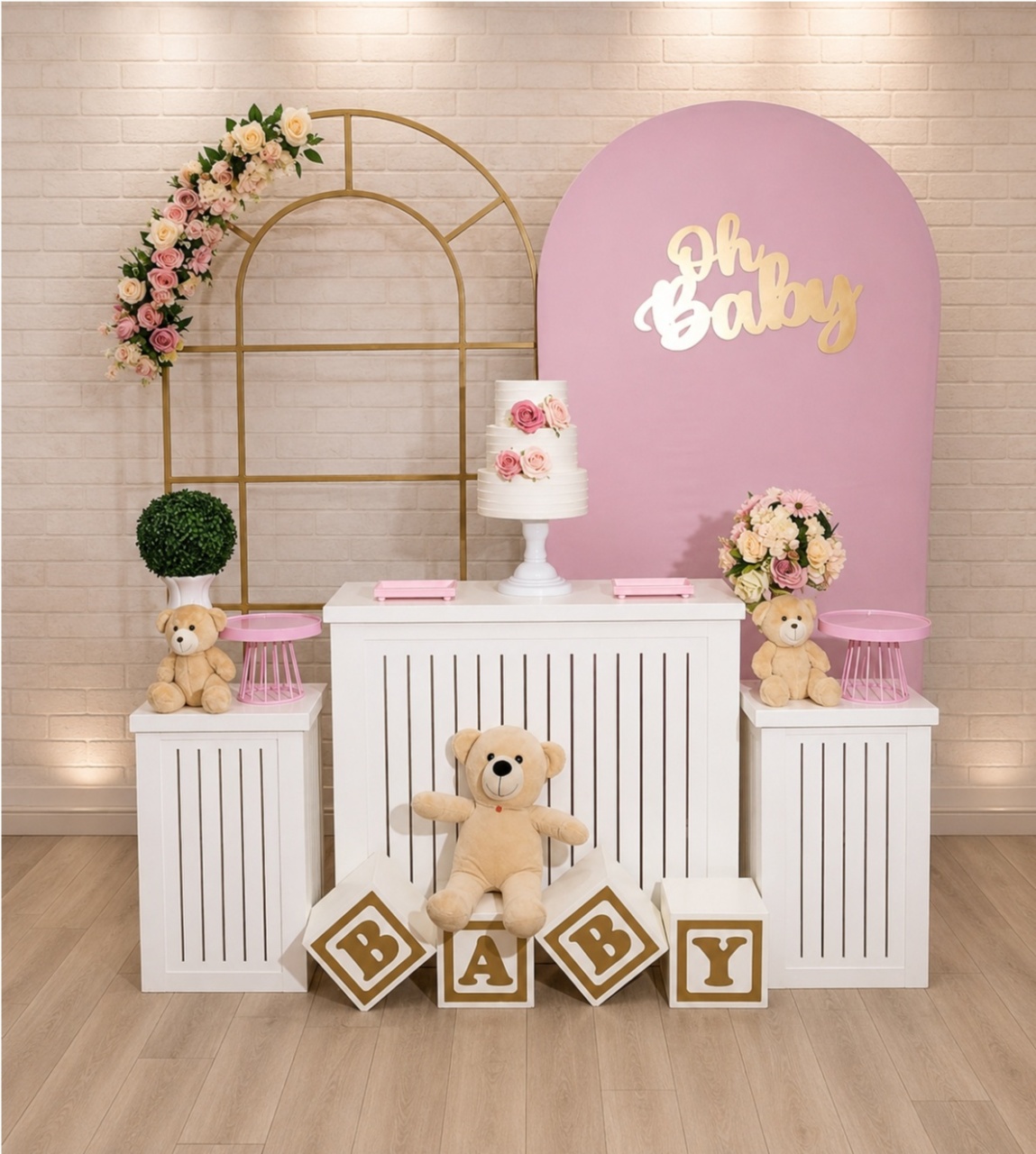 Alugue Decoração Chá de Bebê  (Modelo 22) - HZM Decoração e Locação
