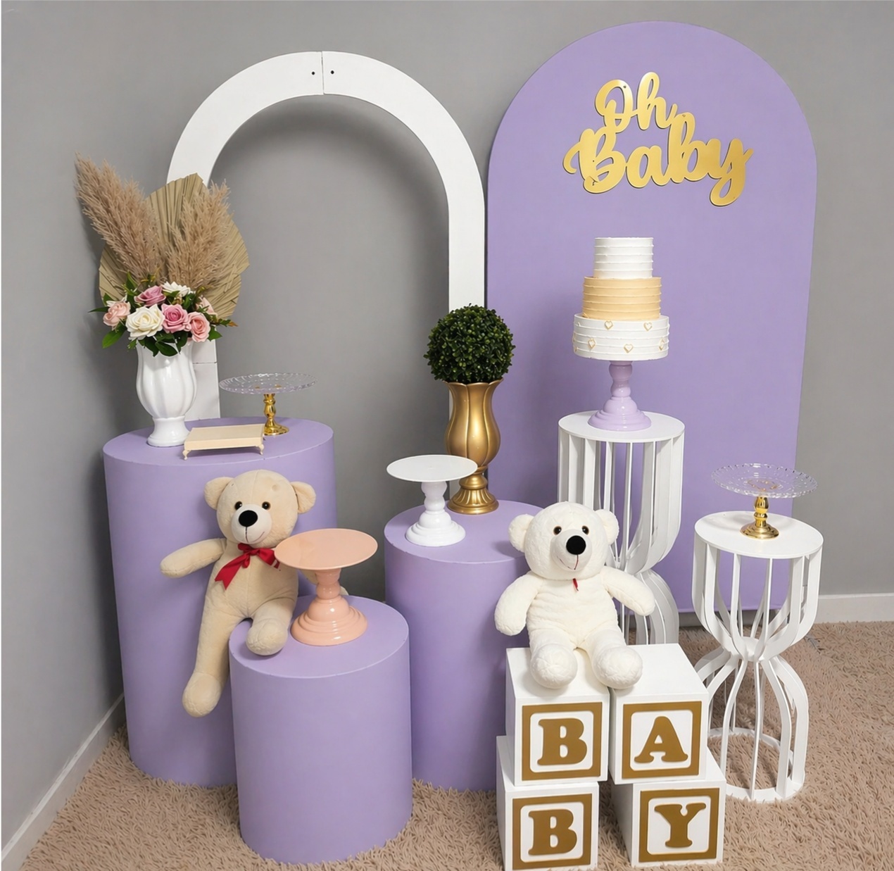 Alugue Decoração Chá de Bebê  (Modelo 34) - HZM Decoração e Locação
