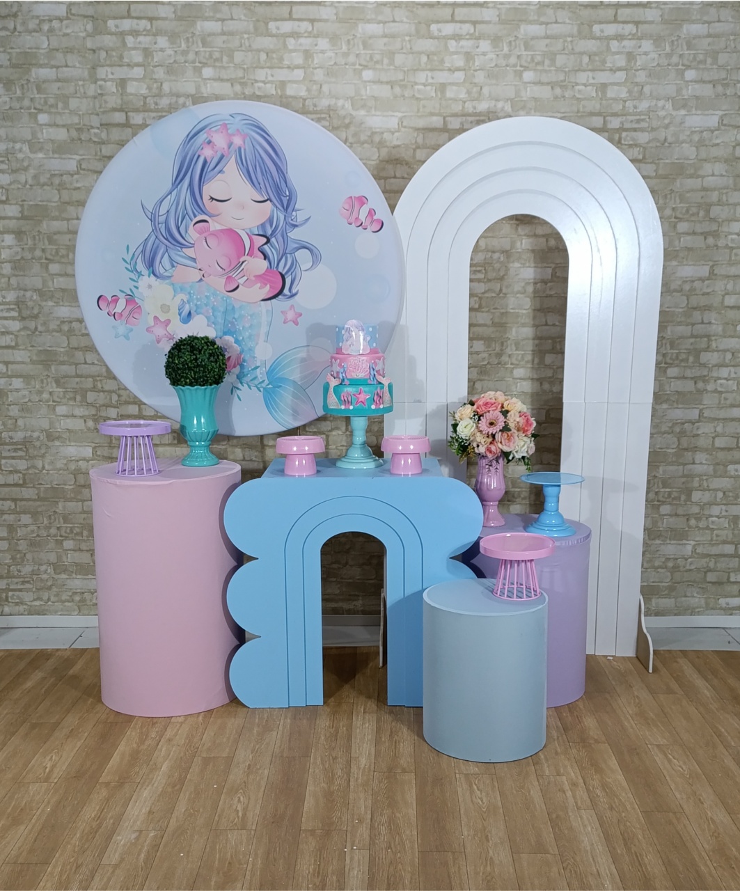 Alugue Decoração Sereia ( Modelo 4) - HZM Decoração e Locação