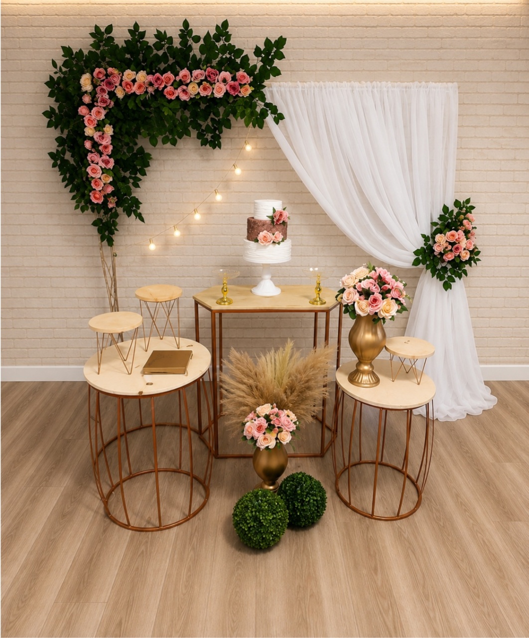 Alugue Decoração Noivado & Casamento (Modelo 29) - HZM Decoração e Locação