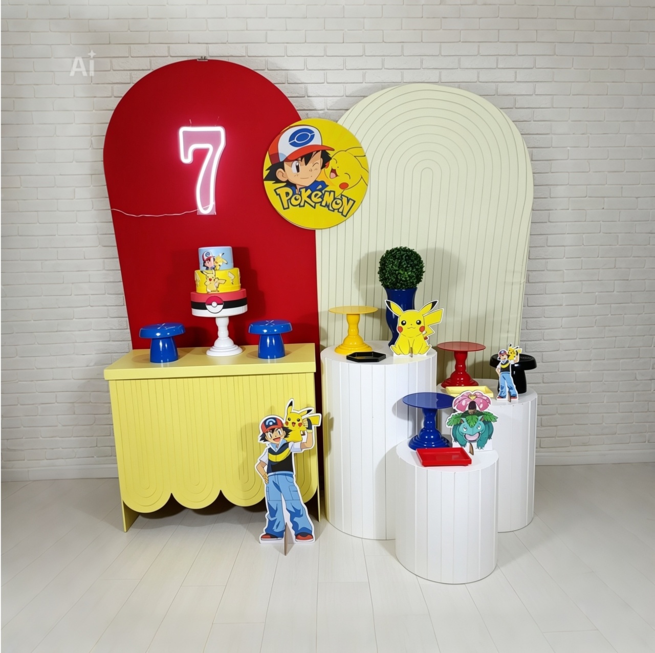 Alugue Decoração Pokemon (Modelo 6) - HZM Decoração e Locação