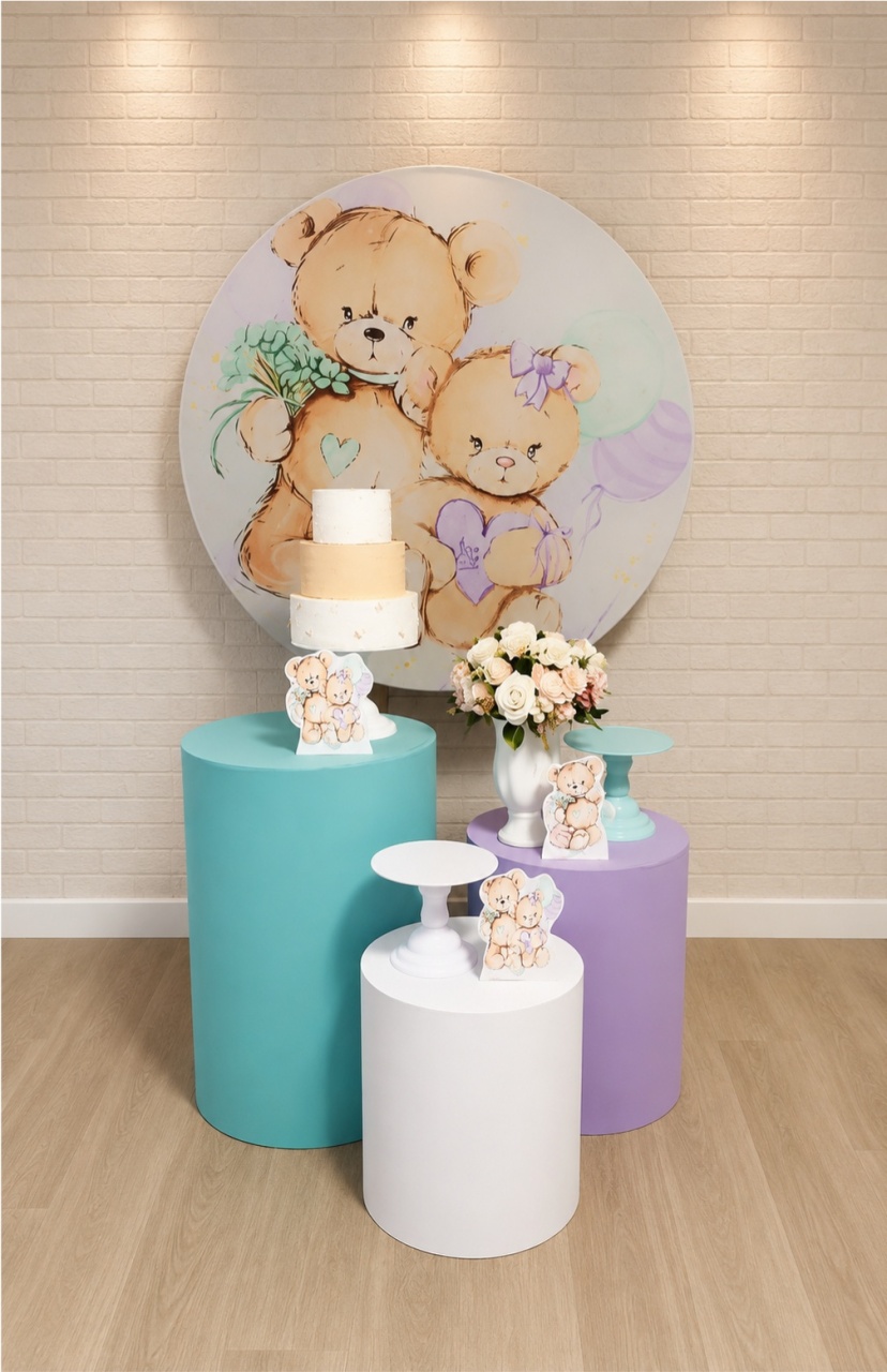 Alugue Decoração Chá Revelação (Modelo 17) - HZM Decoração e Locação