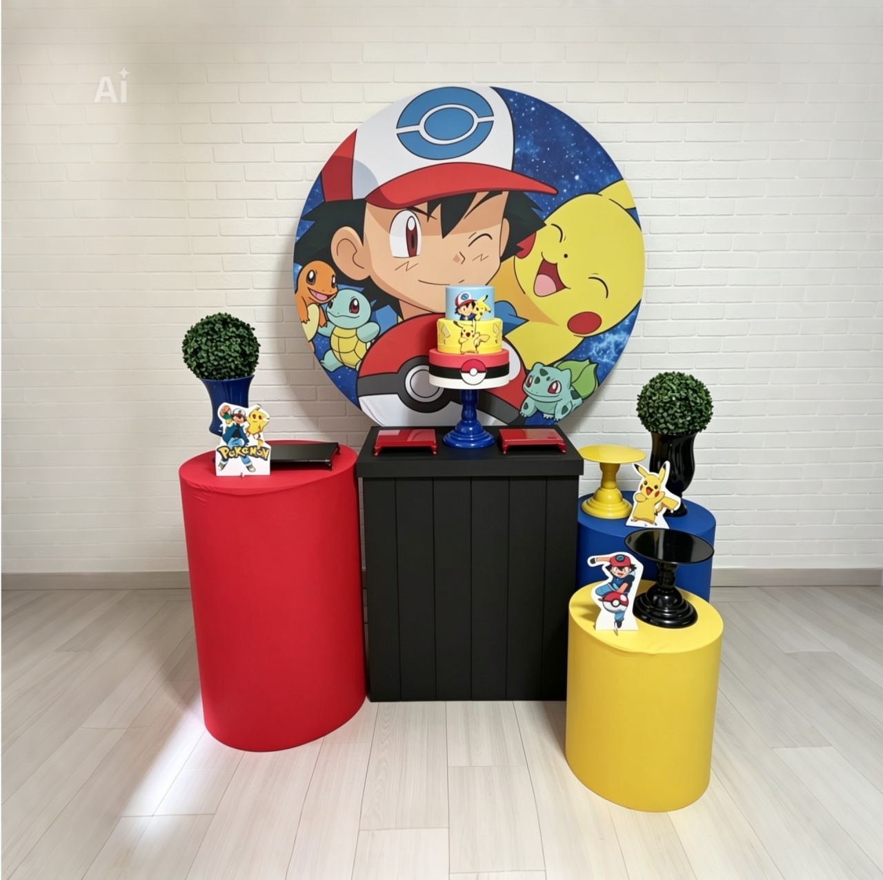 Alugue Decoração Pokemon (Modelo 2) - HZM Decoração e Locação