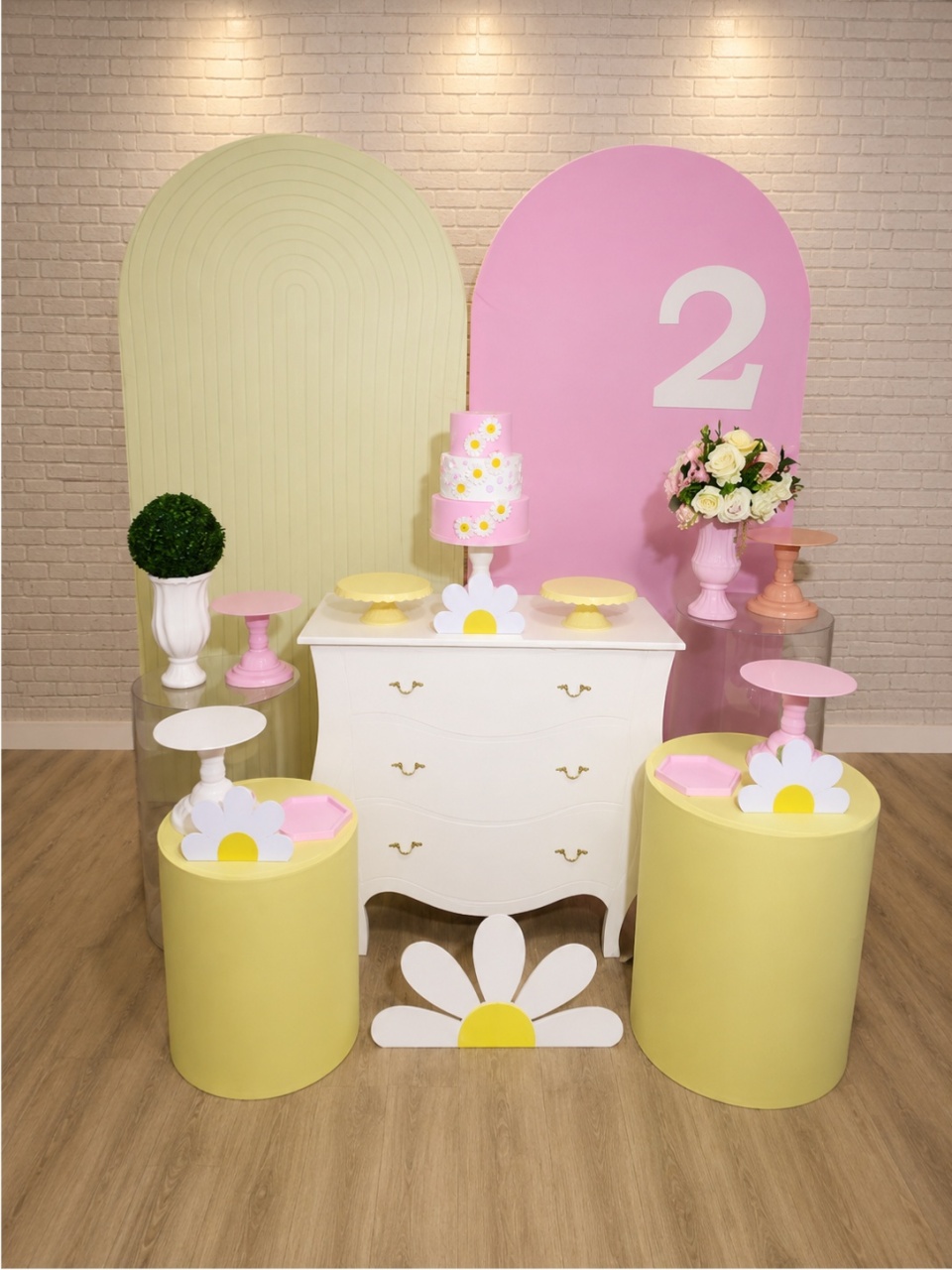 Alugue Decoração Margarida (Modelo 7) - HZM Decoração e Locação
