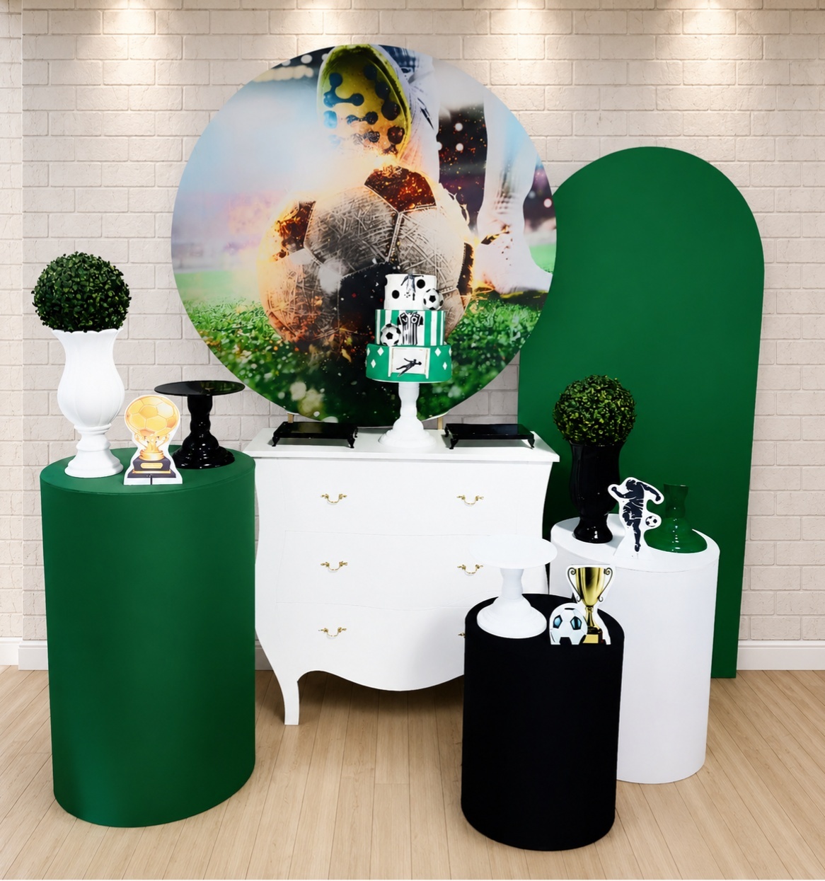 Alugue Decoração Futebol (Modelo 3) - HZM Decoração e Locação