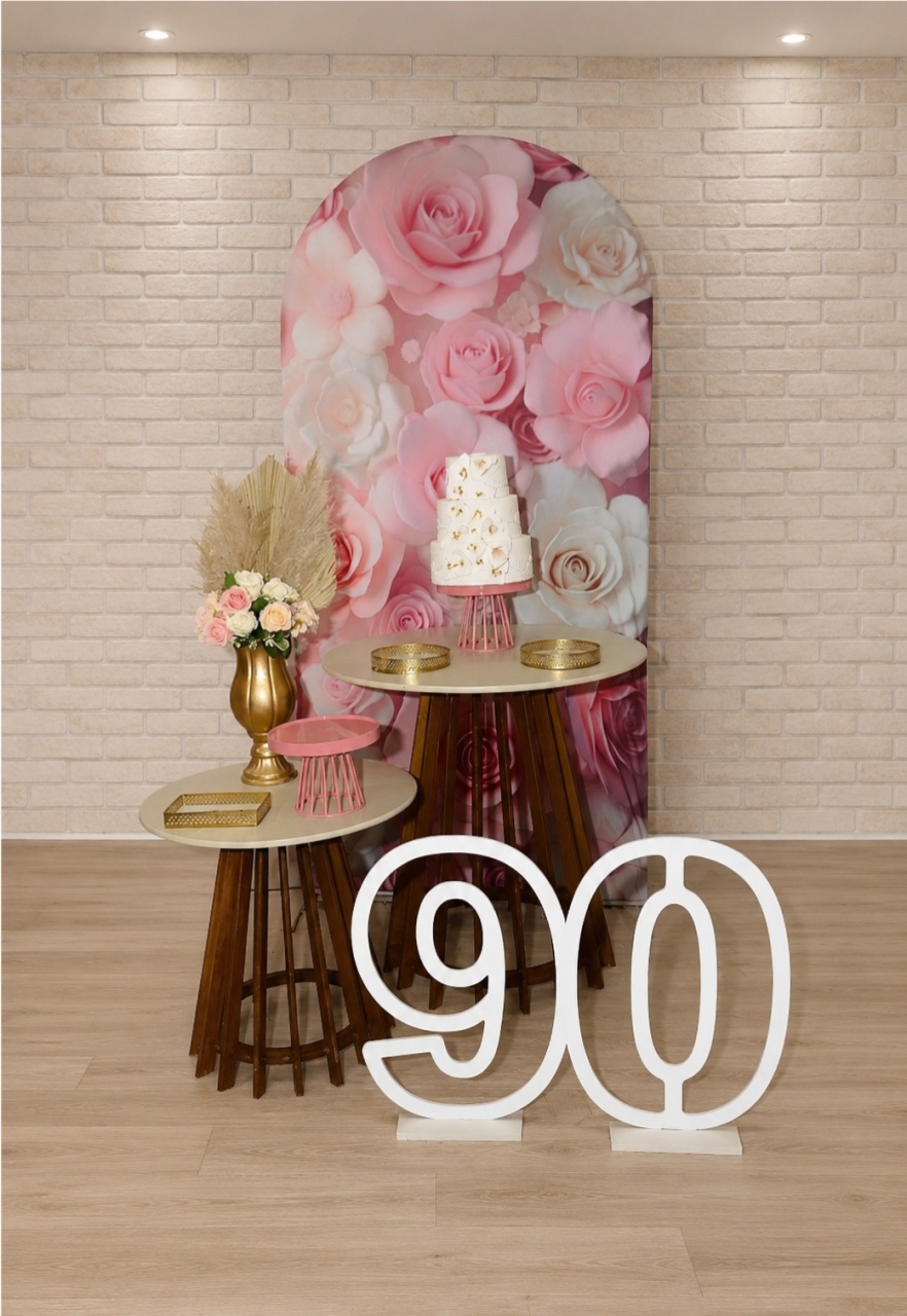 Alugue Decoração 90 Anos (Modelo 2) - HZM Decoração e Locação
