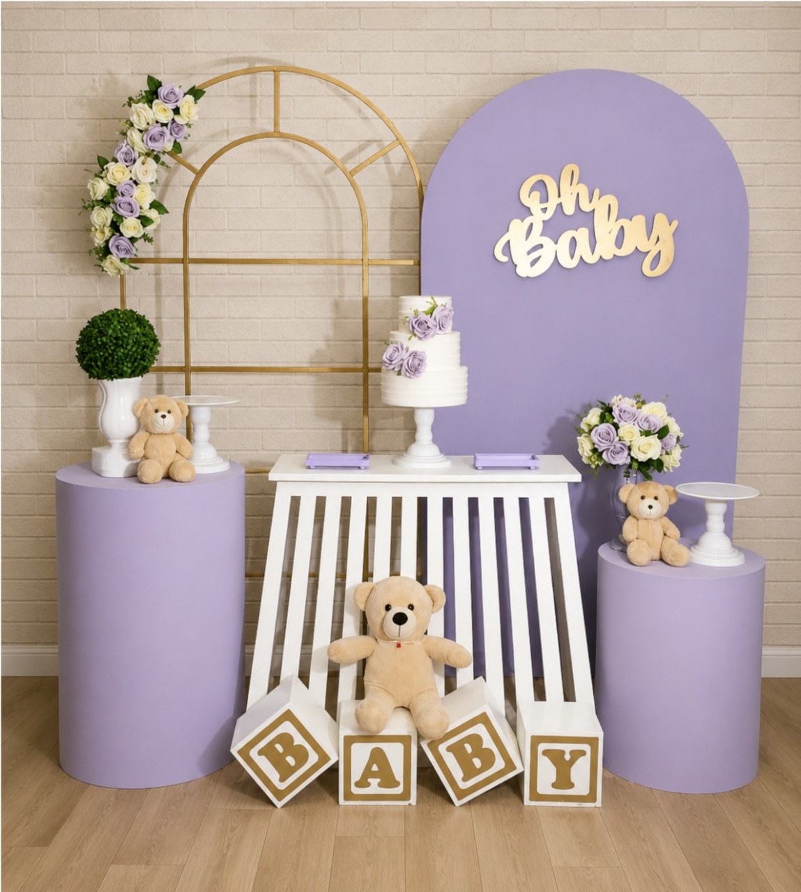 Alugue Decoração Chá de Bebê  (Modelo 18) - HZM Decoração e Locação