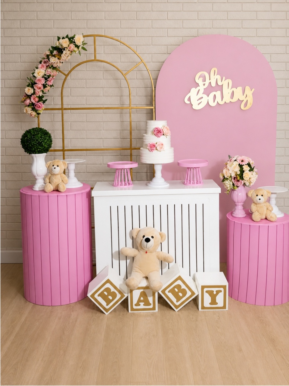 Alugue Decoração Chá de Bebê  (Modelo 21) - HZM Decoração e Locação