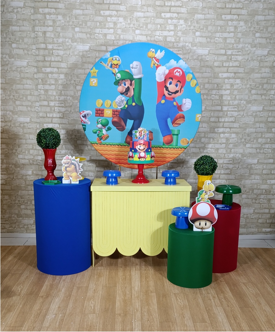 Alugue Decoração Super Mario ( Modelo 5) - HZM Decoração e Locação