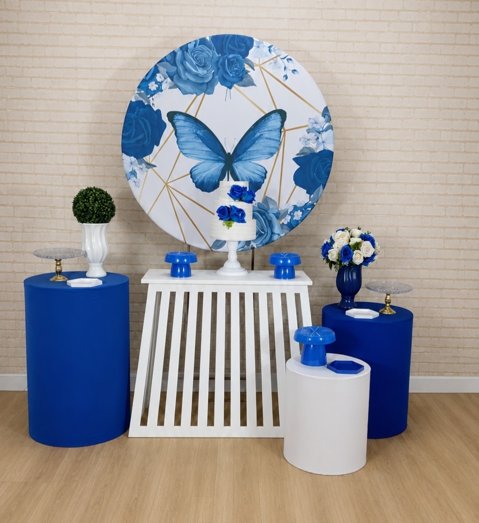 Alugue Decoração Borboleta Azul ( Modelo 3) - HZM Decoração e Locação