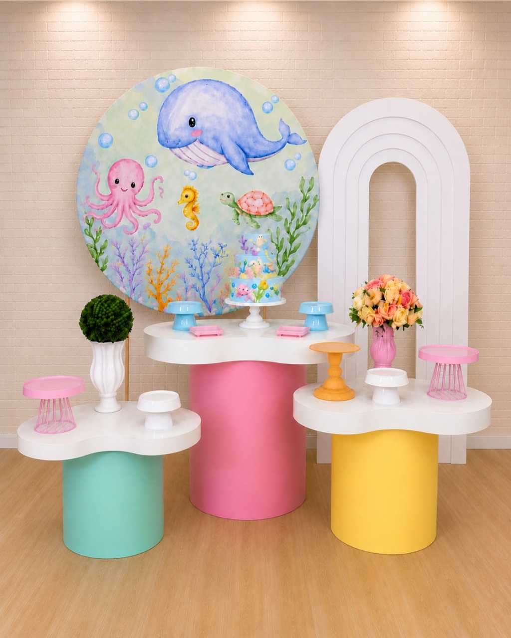 Alugue Decoração Fundo Do Mar ( Modelo 13) - HZM Decoração e Locação