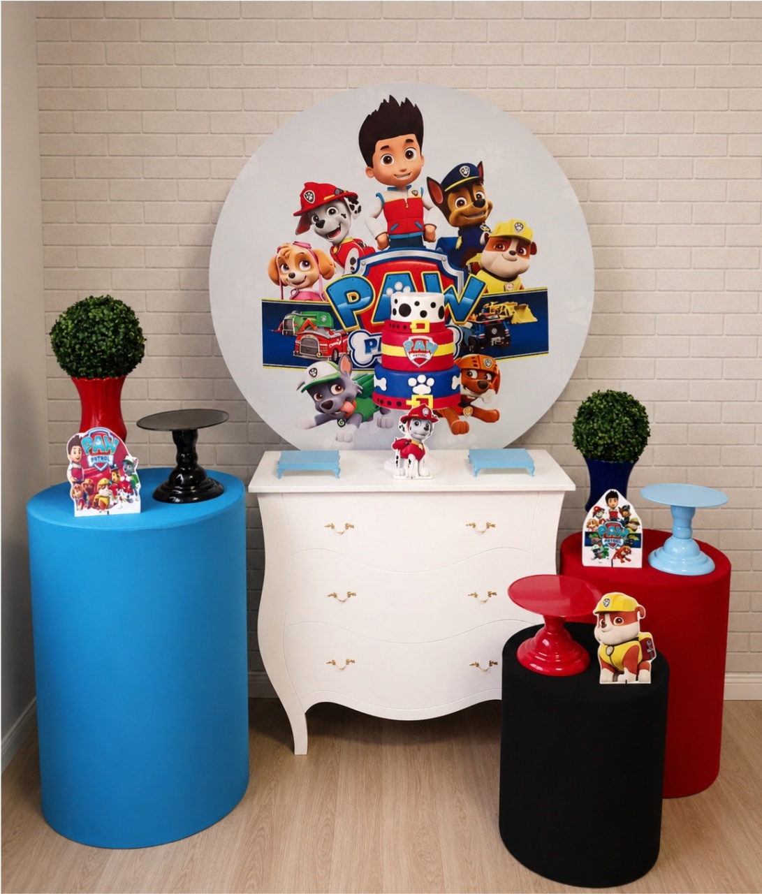 Alugue Decoração Patrulha Canina (Modelo 2) - HZM Decoração e Locação