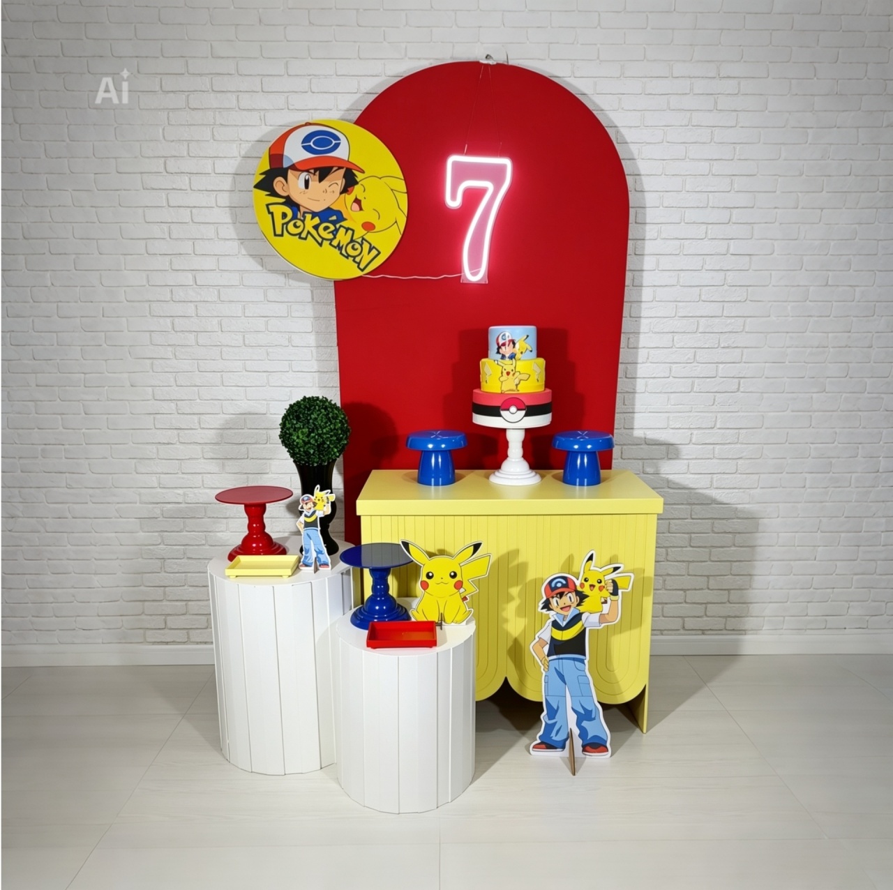 Alugue Decoração Pokemon (Modelo 5) - HZM Decoração e Locação