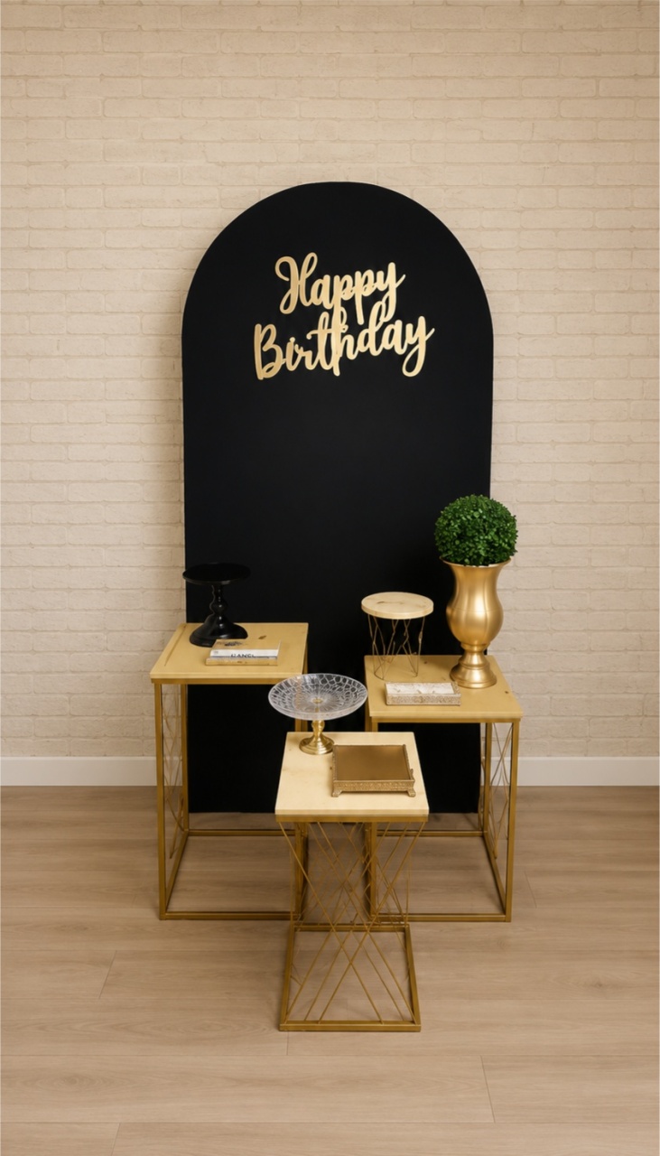 Alugue Decoração Happy ( Modelo 44) - HZM Decoração e Locação
