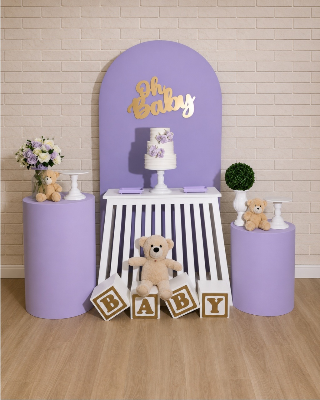 Alugue Decoração Chá de Bebê (Modelo 14) - HZM Decoração e Locação