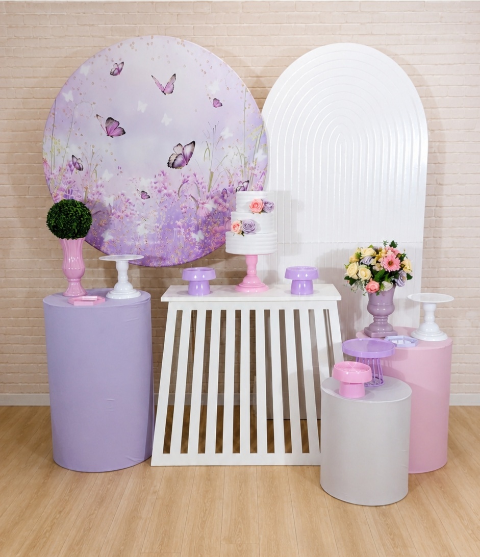 Alugue Decoração Borboleta Lilás ( Modelo 4) - HZM Decoração e Locação