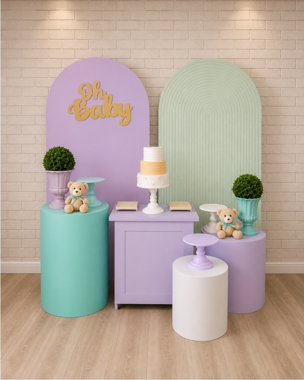 Alugue Decoração Chá Revelação (Modelo 18) - HZM Decoração e Locação