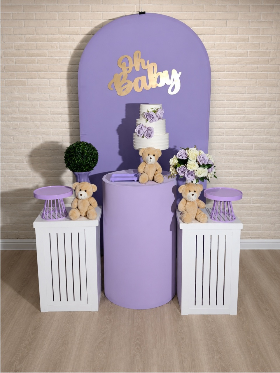 Alugue Decoração Chá de Bebê (Modelo 33) - HZM Decoração e Locação