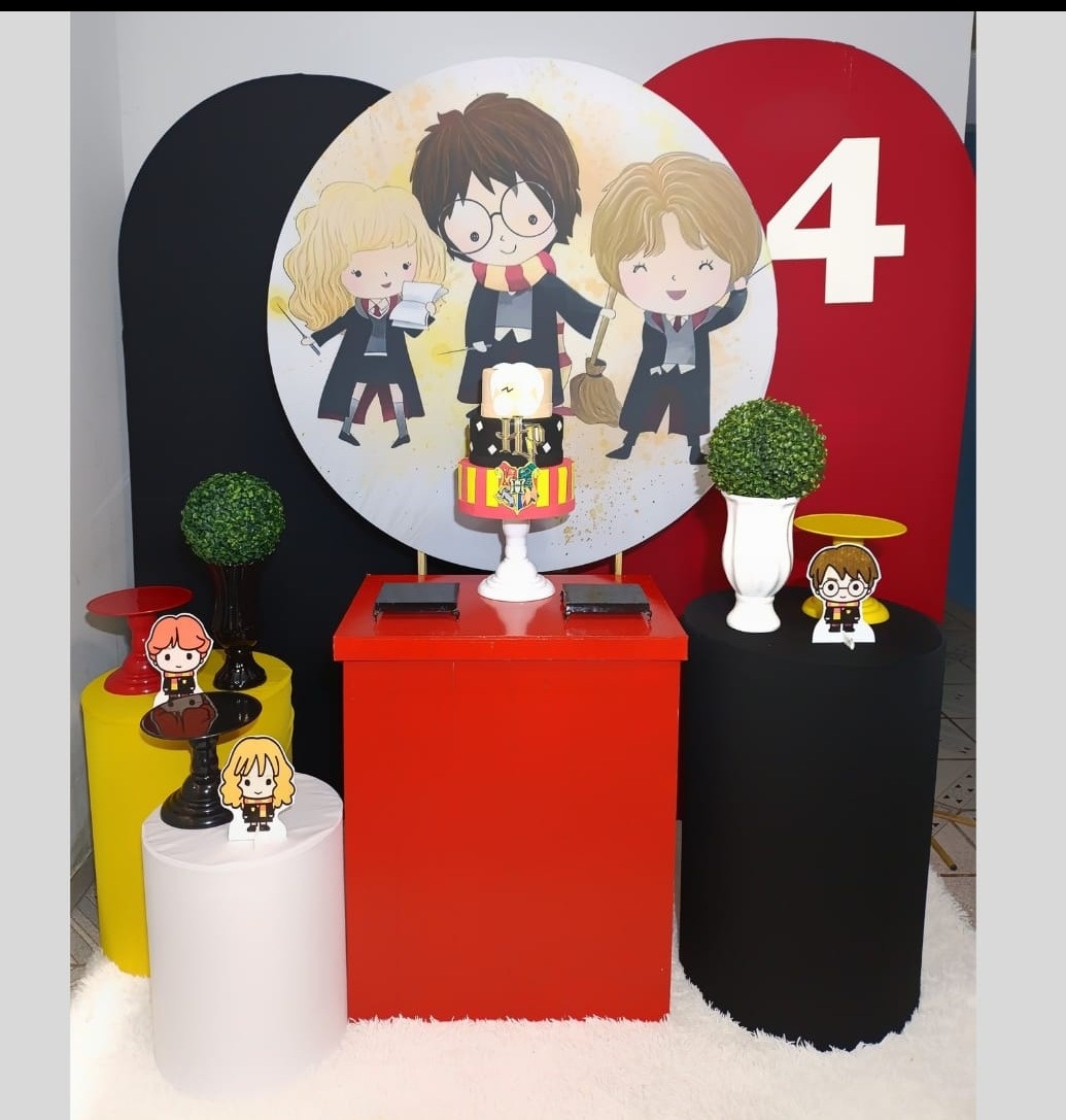 Alugue Decoração Turma Do Harry Potter Cuti ( Modelo 4) - HZM Decoração e Locação