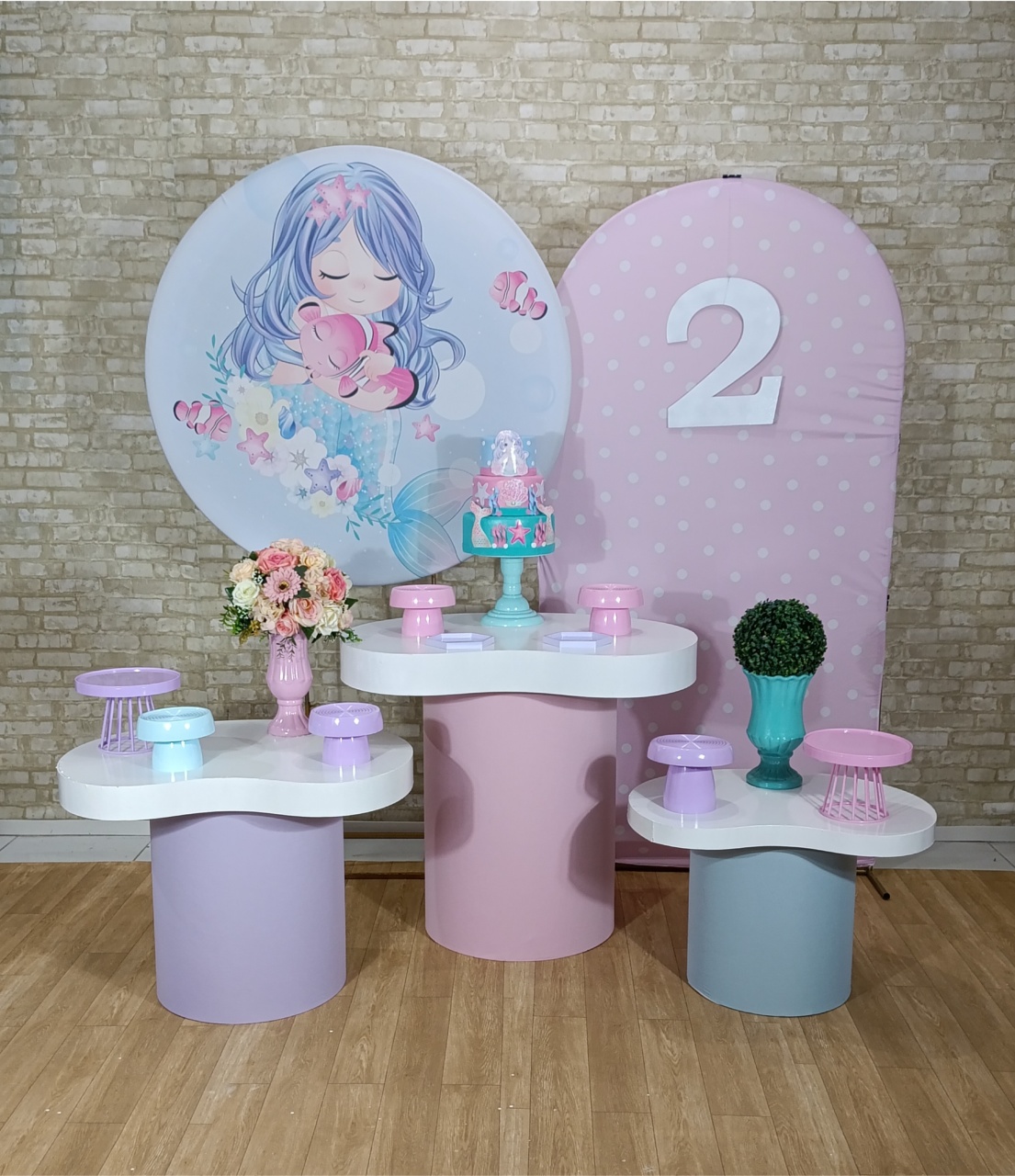 Alugue Decoração Sereia ( Modelo 8) - HZM Decoração e Locação