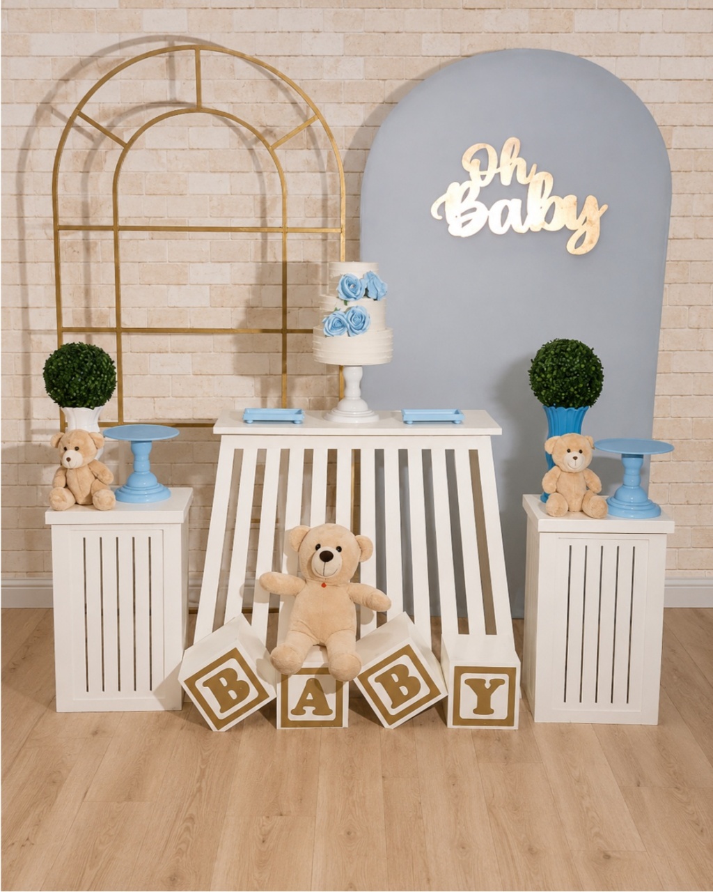 Alugue Decoração Chá de Bebê (Modelo 28) - HZM Decoração e Locação