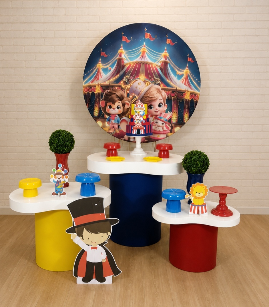 Alugue Decoração Circo ( Modelo 6) - HZM Decoração e Locação