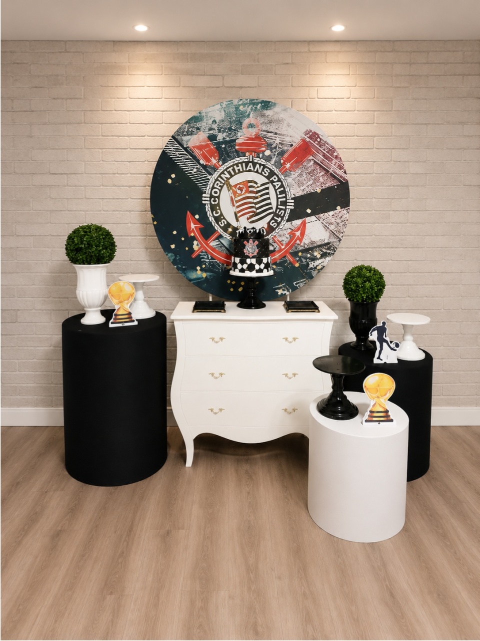 Alugue Decoração Corinthians (Modelo 2) - HZM Decoração e Locação