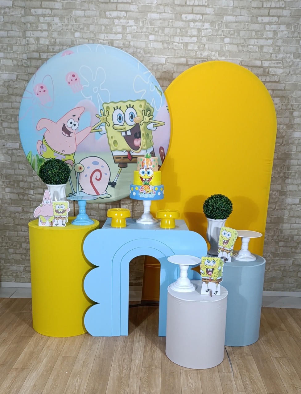 Alugue Decoração Bob Esponja ( Modelo 7) - HZM Decoração e Locação
