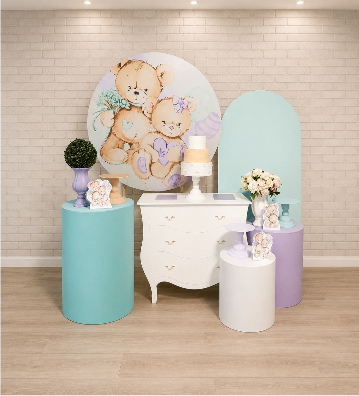 Alugue Decoração Chá Revelação (Modelo 21) - HZM Decoração e Locação