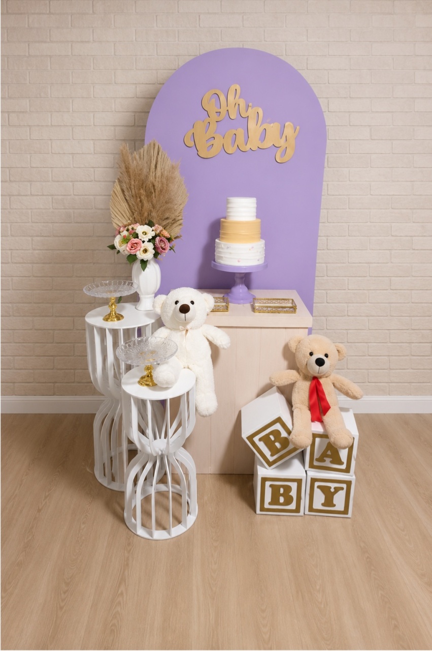 Alugue Decoração Chá de Bebê (Modelo 40) - HZM Decoração e Locação