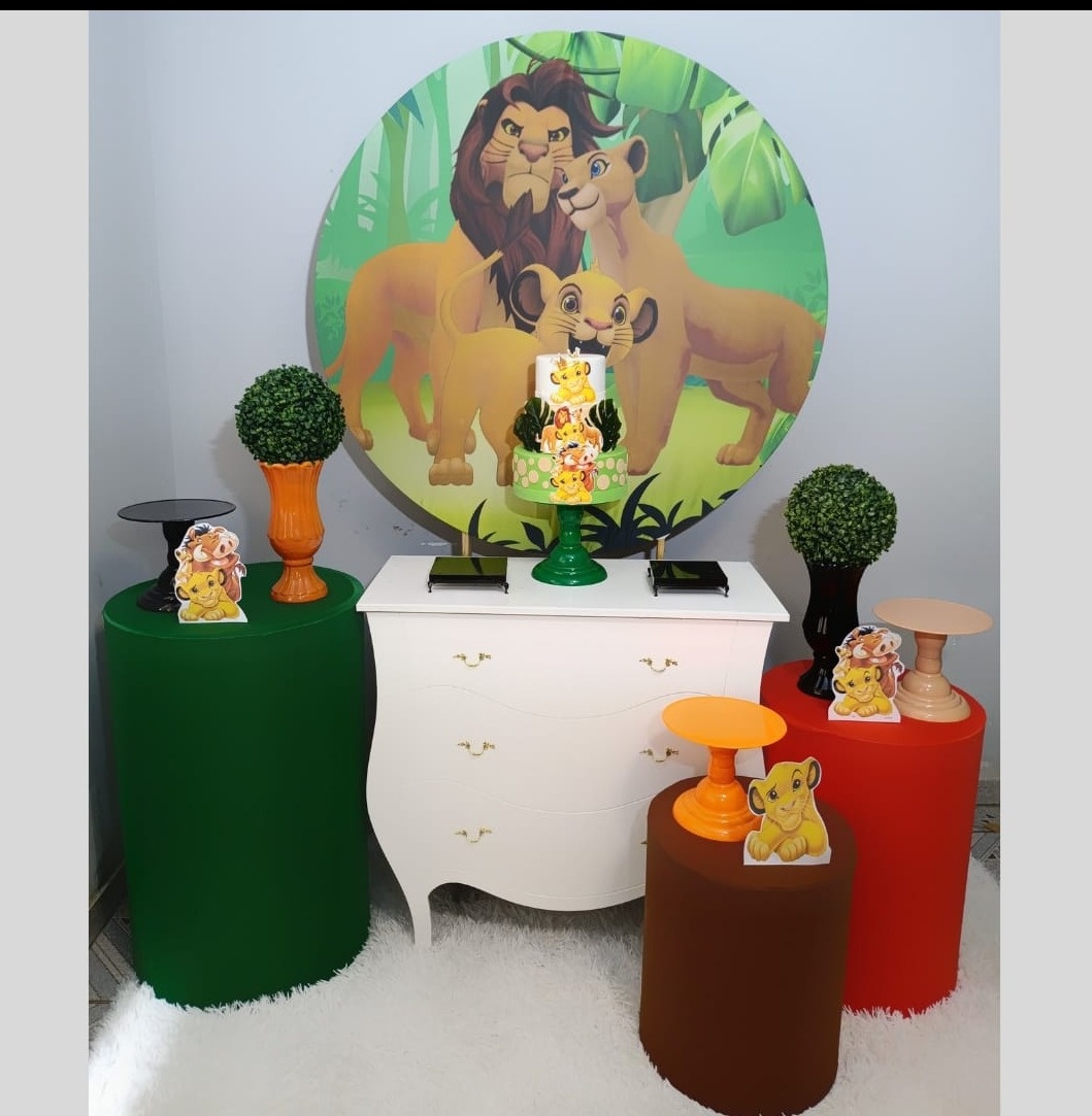 Alugue Decoração Turma Do Rei  Leão ( Modelo 2) - HZM Decoração e Locação