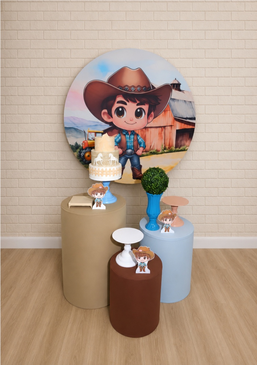 Alugue Decoração Menino Cowboy ( Modelo 1) - HZM Decoração e Locação
