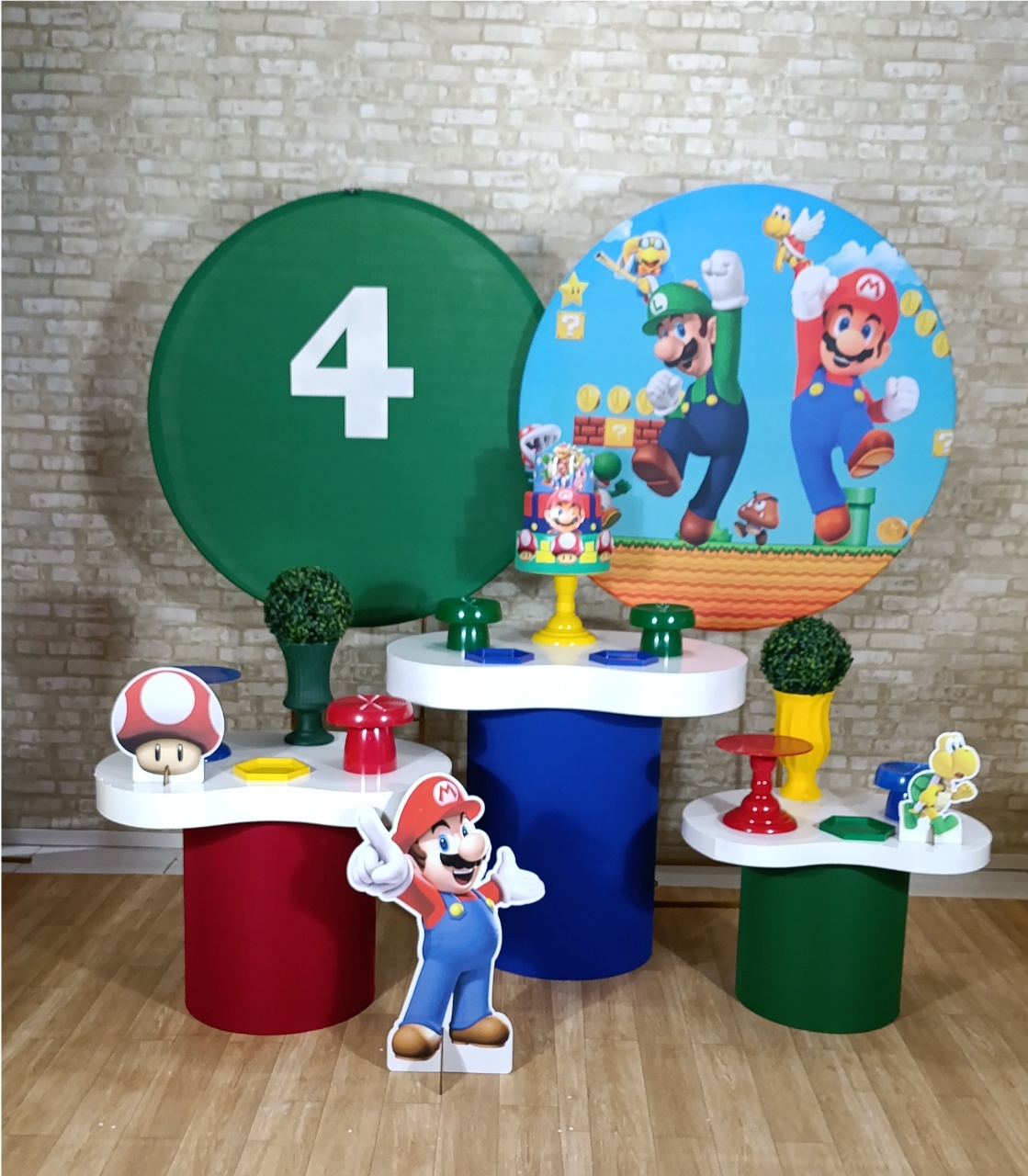 Alugue Decoração Super Mario ( Modelo 11) - HZM Decoração e Locação